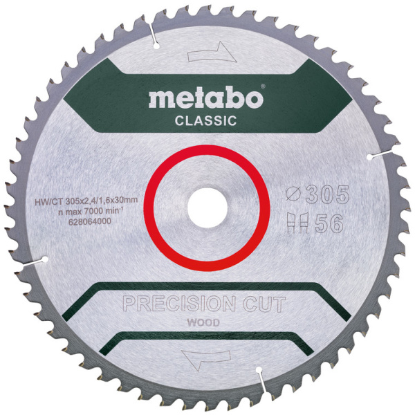 Rundsavklinge til træ 305Ã2,4Ã30mm HW/CT Z56 WZ