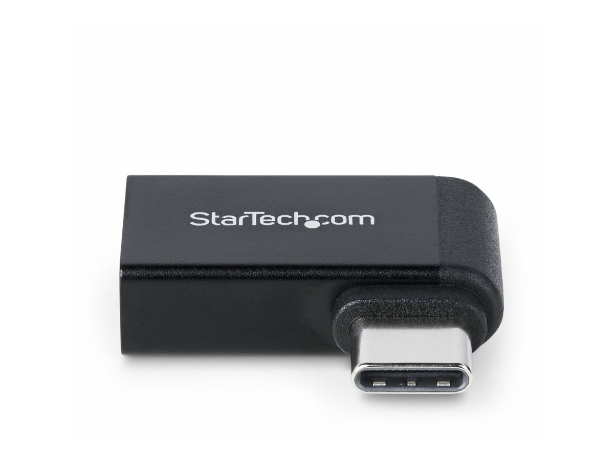 StarTech.com Right Angled USB-C to USB-A Adapter USB 5Gbps Compact USB-C Male to USB-A Female Adapter Metal Housing M/F - USB-C adapter - 24 pin USB-C to USB