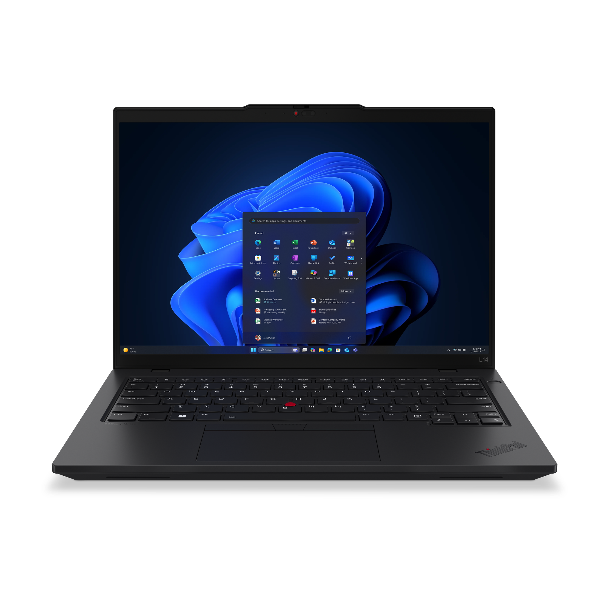 Lenovo ThinkPad L14 Gen 6 21S8 14" 1920 x 1200 (WUXGA) 215 16GB 512GB AMD Radeon 740M Windows 11 Pro