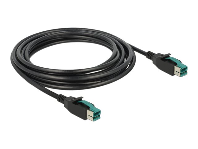 Delock PoweredUSB cable male 12 V > PoweredUSB male 12 V 4 m for POS p