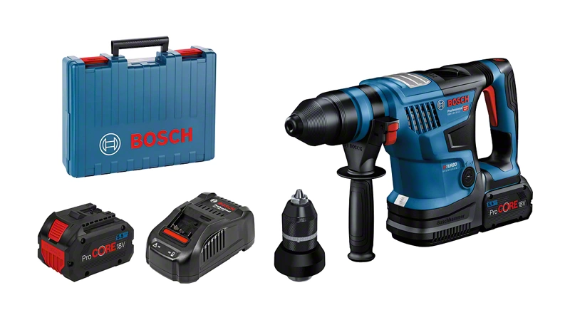 Bosch GBH 18V-34 CF Professional Borehammer 2 batterier inkluderet 18V 5.8Joule