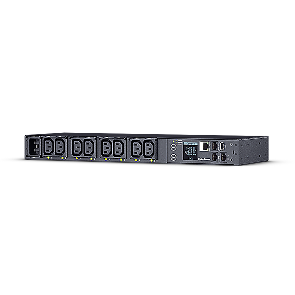 CyberPower Switched Metered-by-Outlet PDU81005 Strømfordelingsenhed 8-stik 20A Sort 3.05m