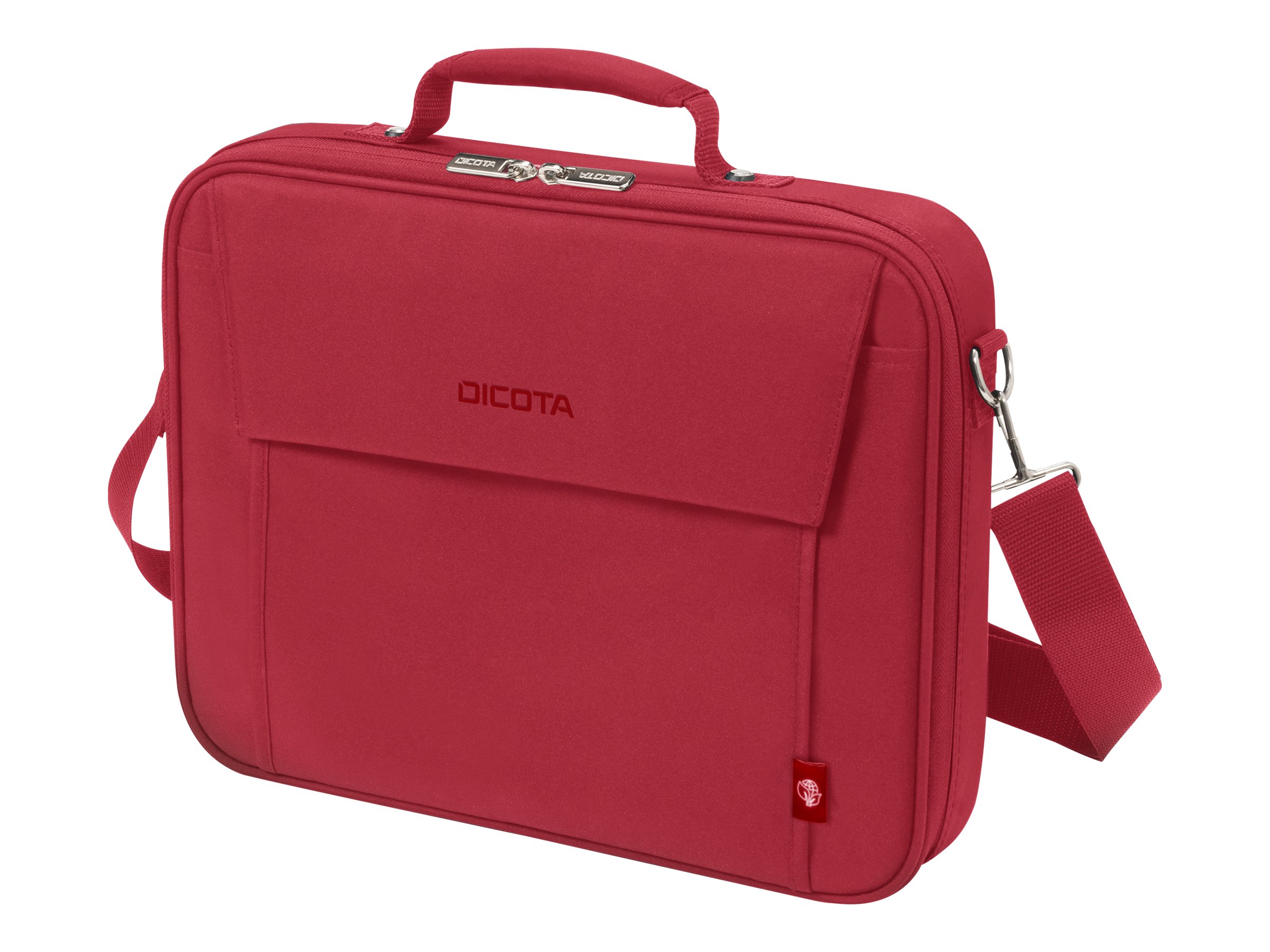 DICOTA Eco Multi Bæretaske 15.6" 300D RPET polyester Rød