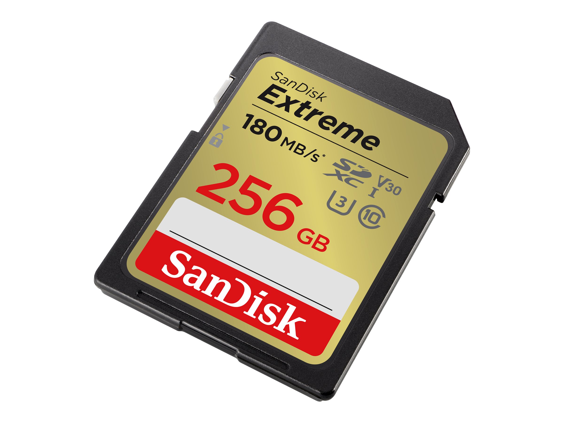SanDisk SDXC Extreme 256GB 180MB/s UHS-I C10 V30 U3