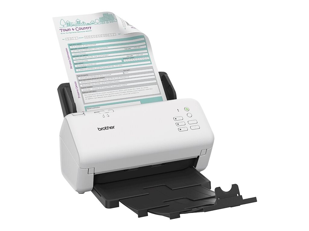 Brother ADS-4300N - document scanner - desktop - USB 3.0 Gigabit LAN USB 2.0 (Host)