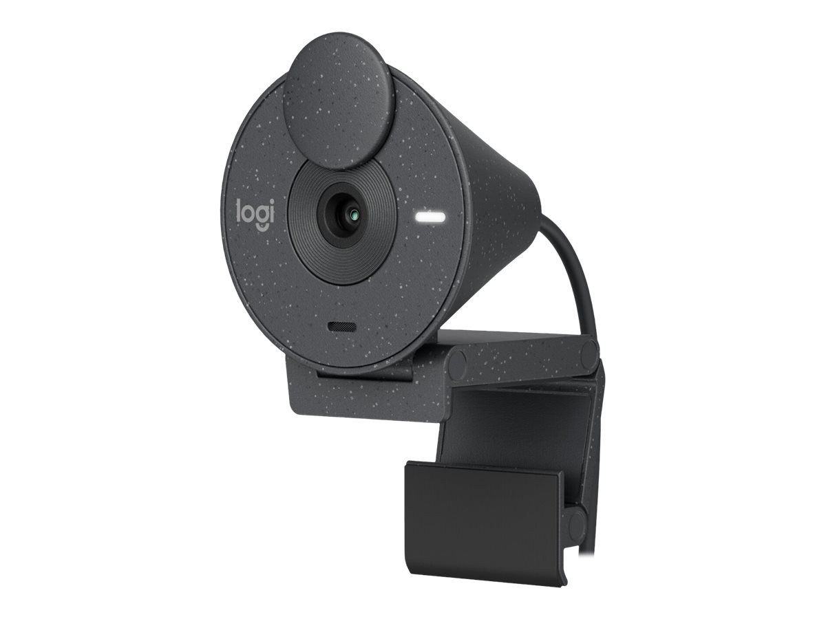 Logitech® | BRIO 300 - Webcam - Full HD - 1920 x 1080 - indbygget mikrofon - USB-C - Graphite