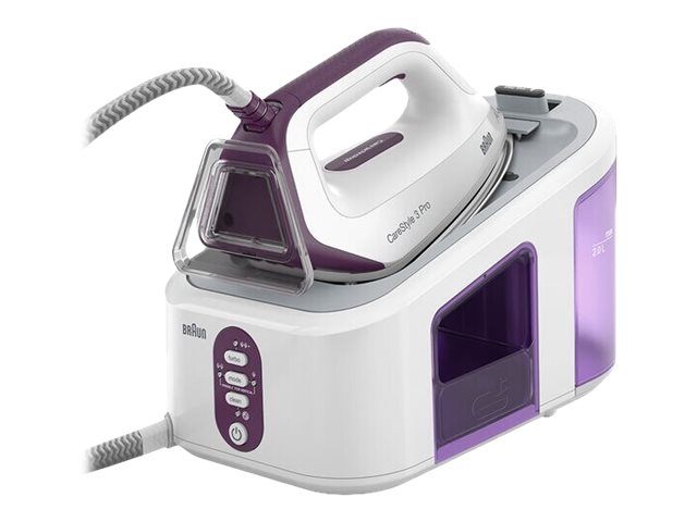 Braun CareStyle 3 Pro IS 3155 Dampstrygejern 2400W Lilla Hvid