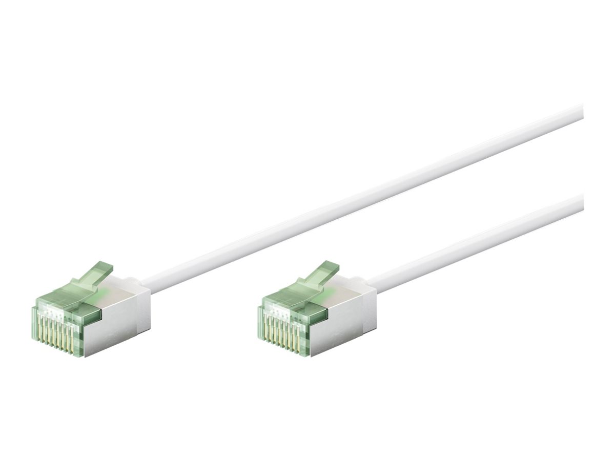 Goobay 74357, 0,15 m, Cat8.1, U/FTP (STP), RJ-45, RJ-45, Hvid