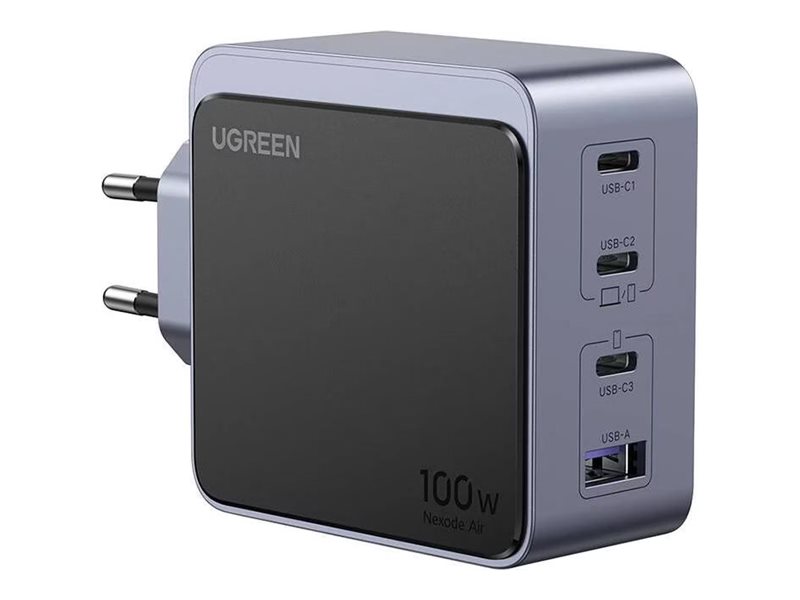 UGREEN Nexode S 100W 4-Port GaN PD Fast Charger (USB-A + 3x USB-C)