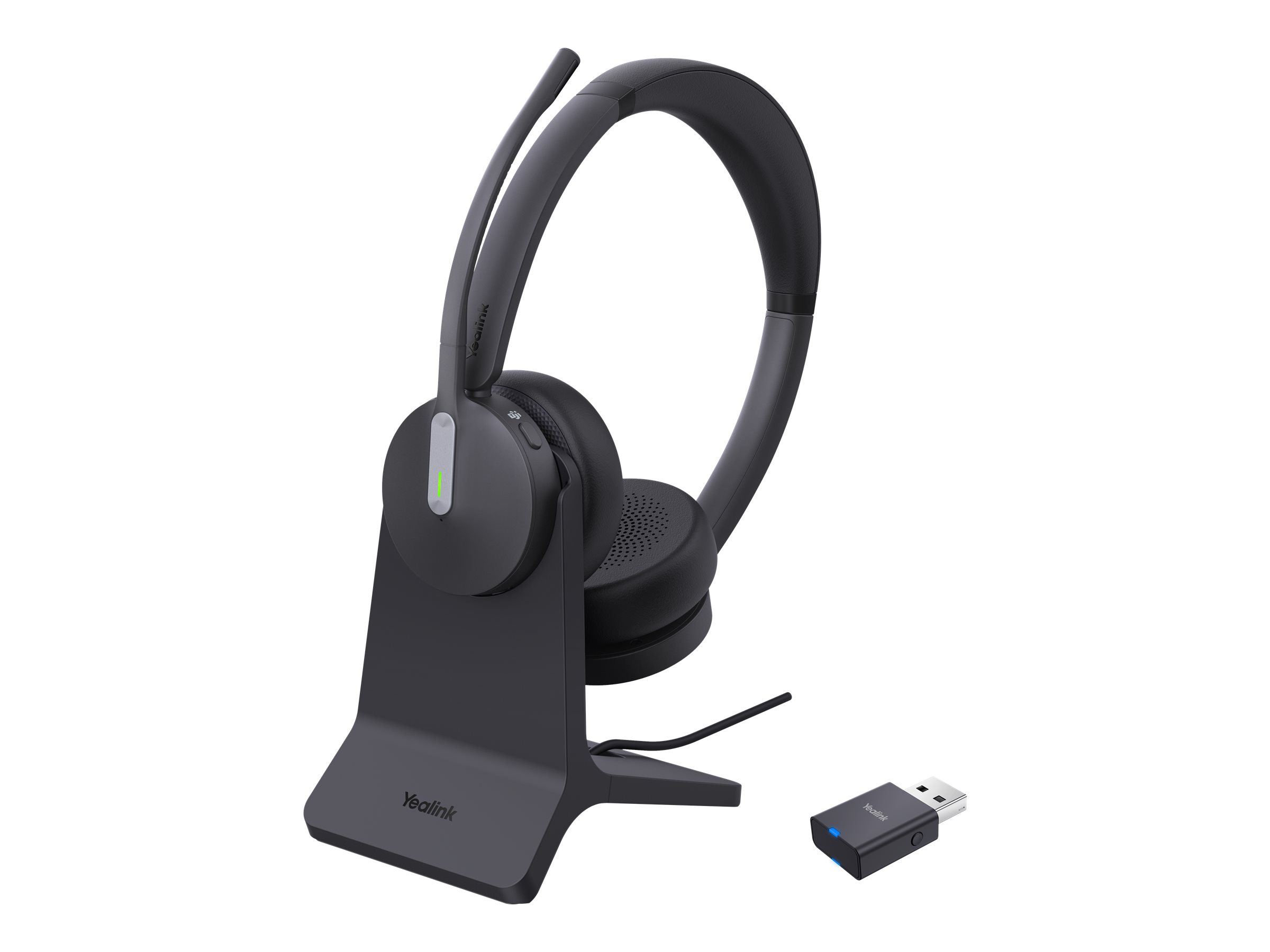 TrÃ¥dlÃ¸st headset Yealink WH64 Hybrid Dual med ladestand â Teams