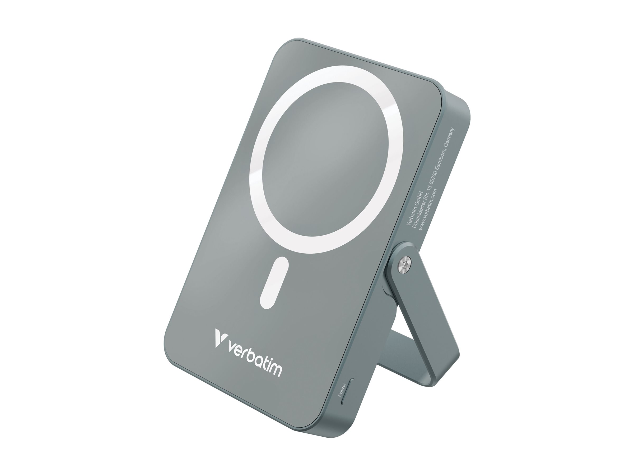 Verbatim Charge 'n' Go wireless power bank - magnetic with stand - Li-pol - 24 pin USB-C - 20 Watt Powerbank - 10000 mAh