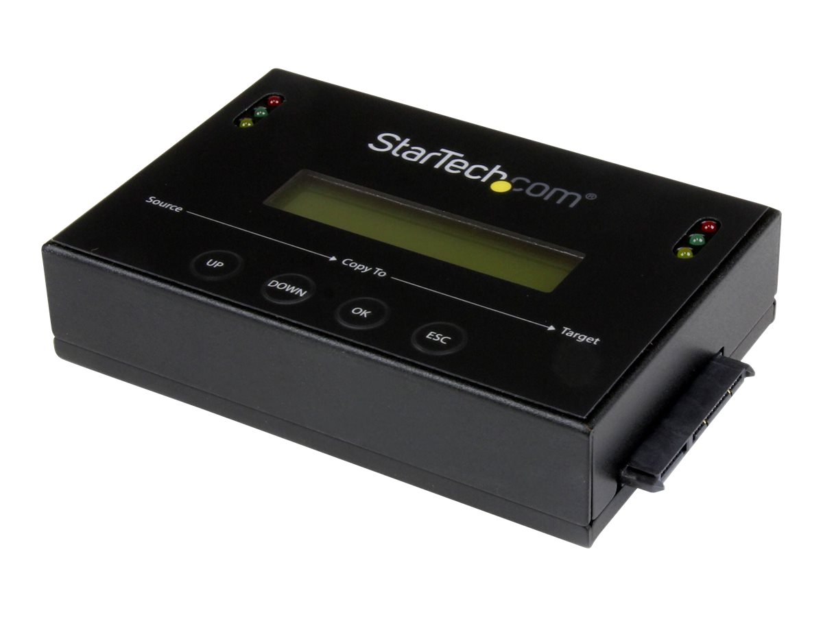 StarTech 11 Standalone Hard Drive Duplicator with Disk Image Library Manager For Backup & Restore, Store Several Images on one 2.53.5 SATA Drive, HDDSSD Cloner, No PC Required - TAA Compliant - Harddisk-duplikator - 2 bays (SATA-600) - for P/N: SVA12M5NA