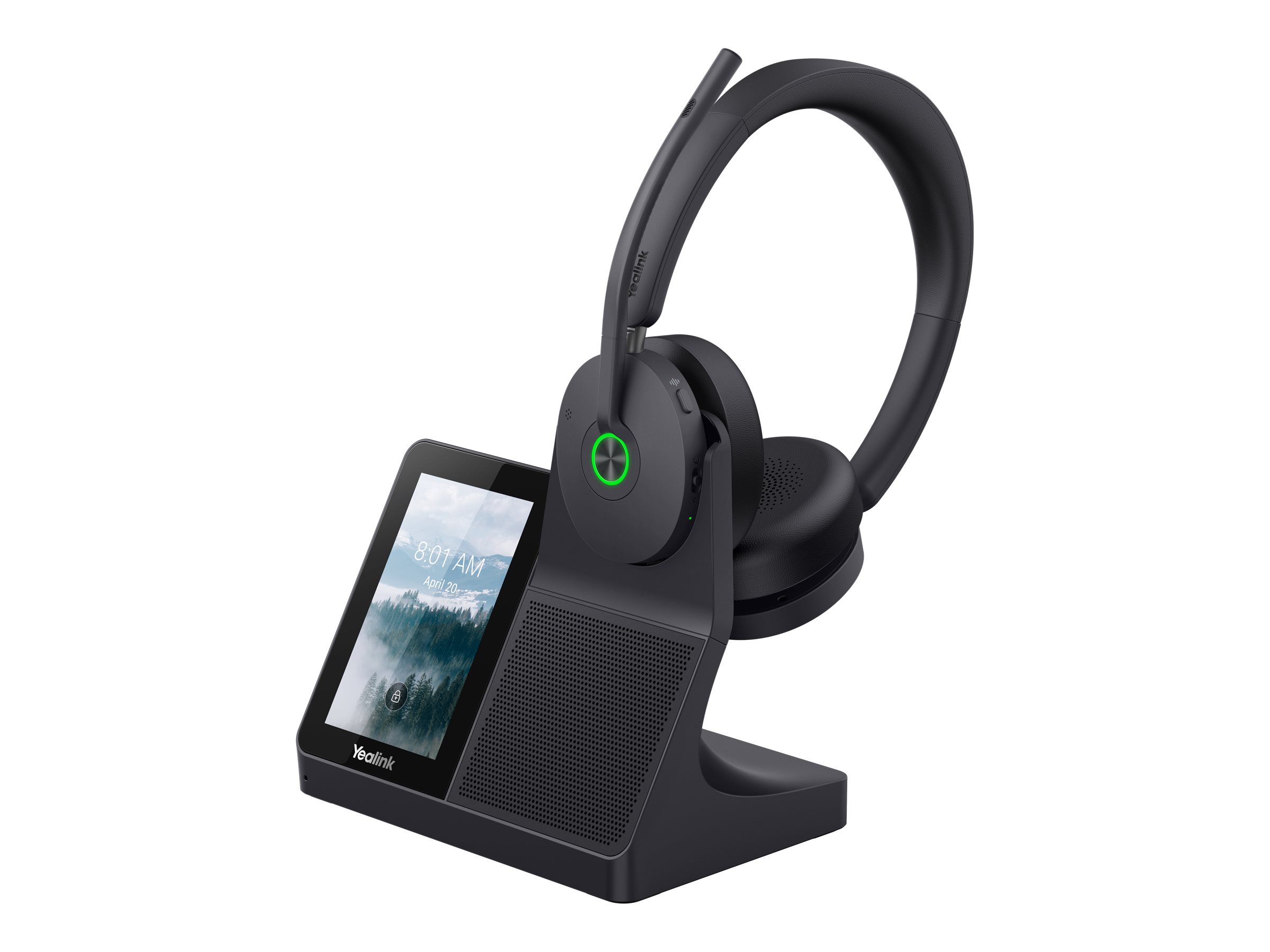 Yealink WH68 Workstation – trådløs headset-workstation til bordtelefon