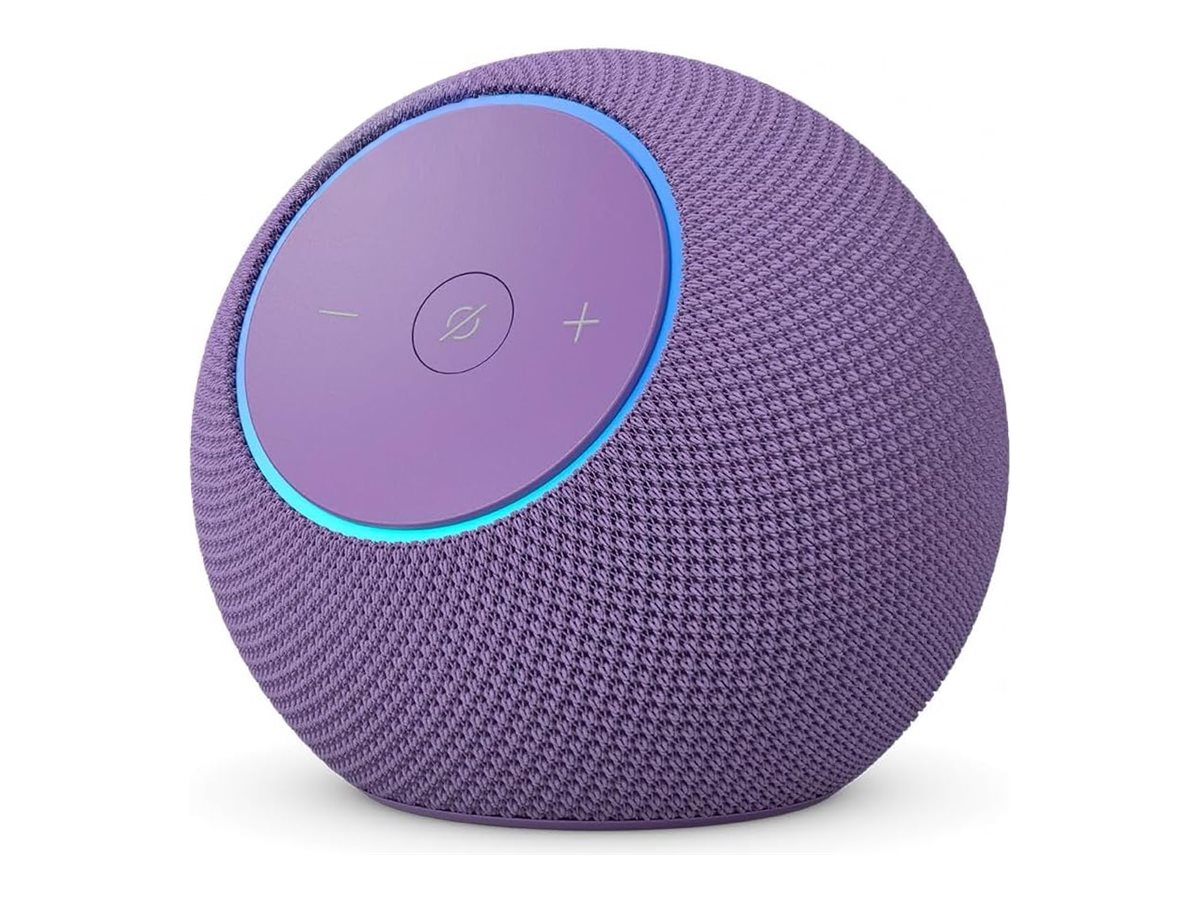Amazon Echo Dot Max - Smart højttaler - Wi-Fi 6, Bluetooth - App-kontrolleret - 2-vejs - ametystviolet