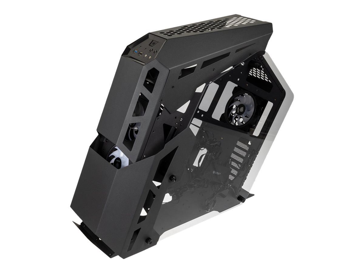 Kolink Big Chungus Shredded Edition Midi Tower ARGB Showcase - Black Kabinet - GEEKD.dk