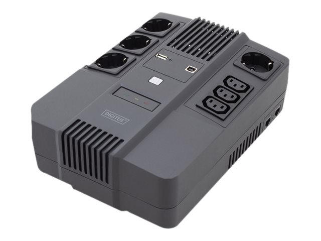 DIGITUS UPS Line-Interactive 800VA/480W AVR 4xSCHU