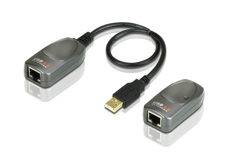 ATEN UCE260 - USB 2.0 udvidelse via Ethernet, 60m, 480Mb/s, sort/grå