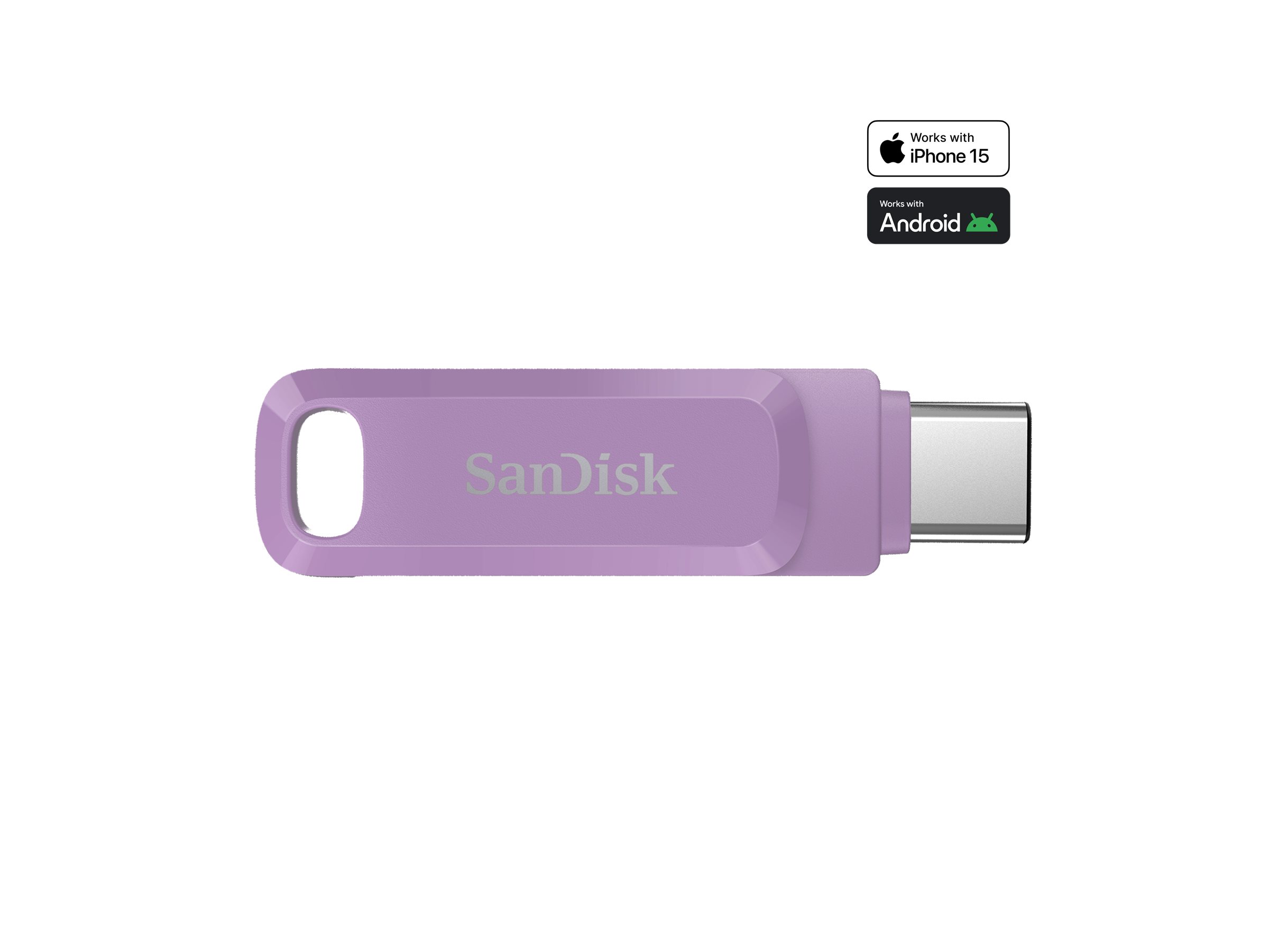 SanDisk Ultra Dual Drive Go 512GB USB 3.2 Gen 1 / USB-C USB stick Pink