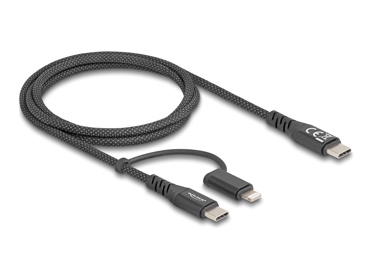 Delock USB Type-C kabel 1m Sort