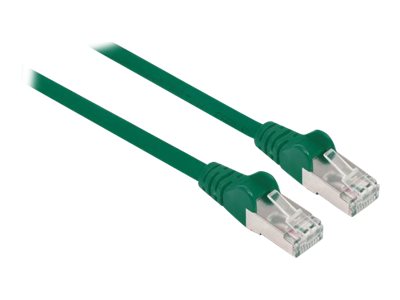 Intellinet Network Patch Cable, Cat6, 3m, Green, Copper, S/FTP, LSOH / LSZH, PVC, RJ45, Gold Plated Contacts, Snagless, Booted, Polybag CAT 6 SFTP,