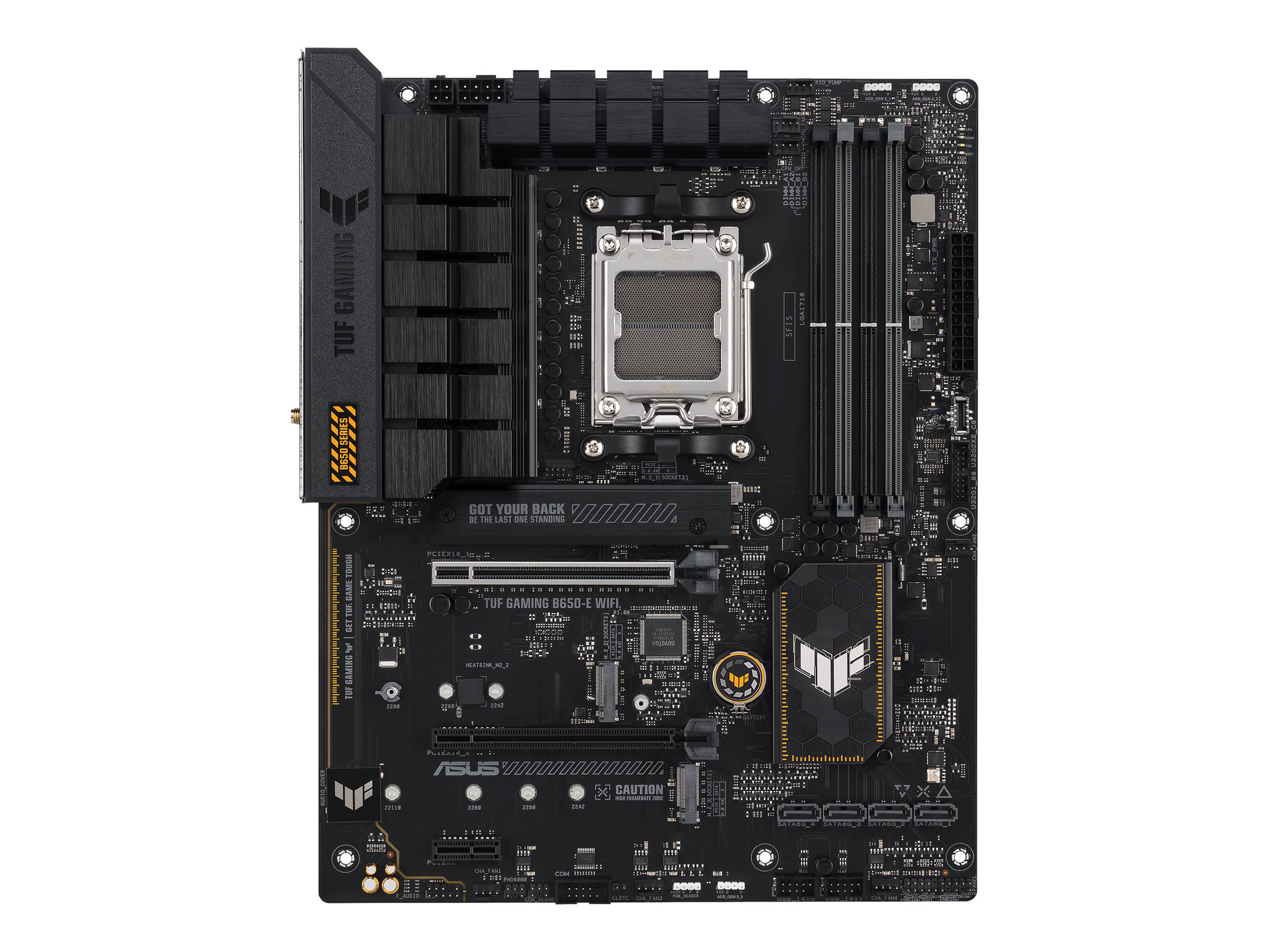 ASUS TUF GAMING B650E-PLUS WIFI Bundkort - AMD B650 - AMD AM5 socket - DDR5 RAM - ATX