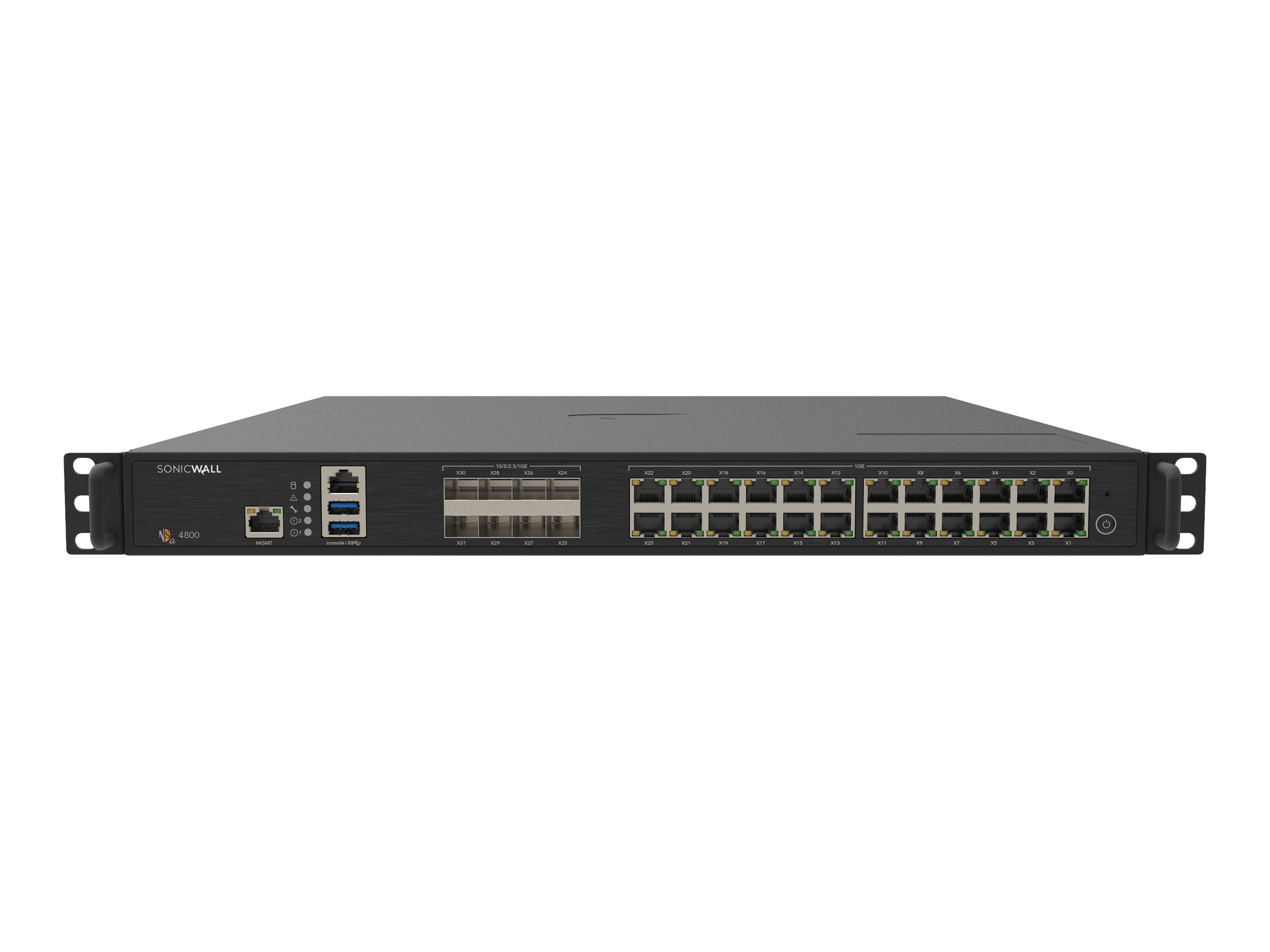 SonicWall NSa 4800 Sikkerhedsudstyr Rackmonterbar