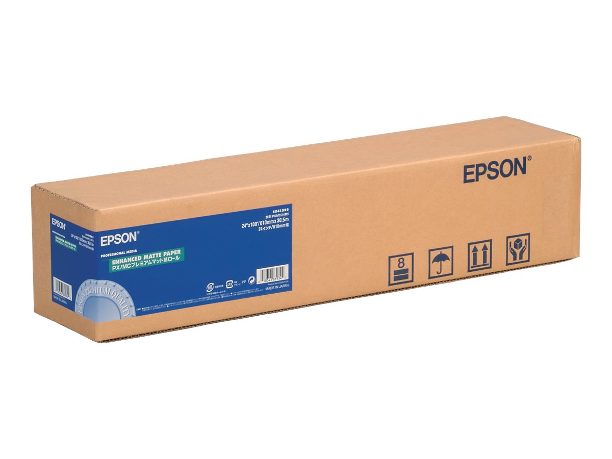 Epson Enhanced Matte - Mat - RulleA1 (61,0 cm x 30,5 m) - 189 g/m² - 1 rulle(r) papir - for SureColor SC-P10000, P20000, P6000, P7000, P7500, P8000, P9000, P9500, T3200, T5200, T7200