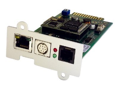 Online USV SNMP-Adapter - Adapter for fjernadministration - 100Mb LAN, RS-232 - 100Base-TX - for XANTO RT 1000, 2000, 3000  XANTO S 10000, 15000, 20000  ZINTO A 1500, 2000, 3000