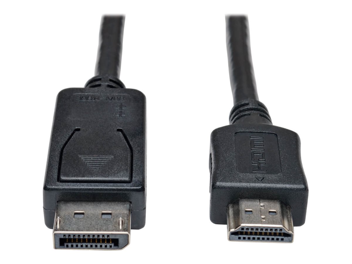 Eaton Tripp Lite Series DisplayPort to HDMI Adapter Cable (M/M), 3 ft. (0.9 m) - Adapterkabel - DisplayPort han til HDMI han - 91 cm - sort