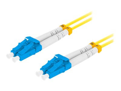 Lanberg G657A1 optisk fiberkabel - gul, duplex, 3 m