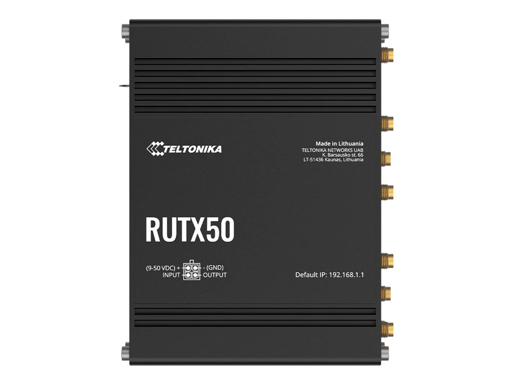 Teltonika Networks RUTX50 INDUSTRIAL 5G ROUTER,