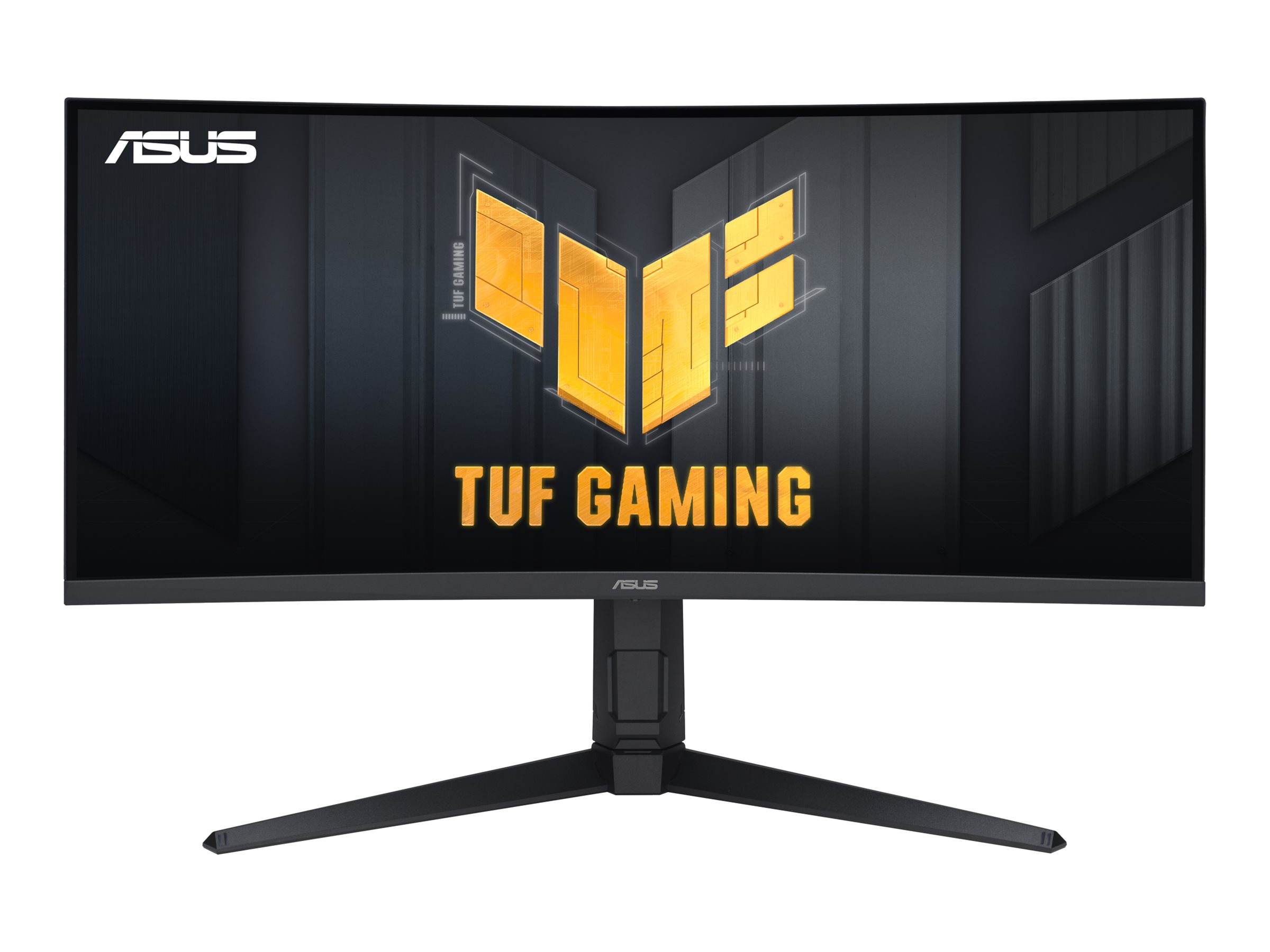 ASUS TUF Gaming VG34VQEL1A - LED-skærm - gaming - kurvet - 34 - 3440 x 1440 UWQHD @ 100 Hz - VA - 300 cd/m² - 3000:1 - HDR10 - 1 ms - 2xHDMI, DisplayPort - højtalere - sort