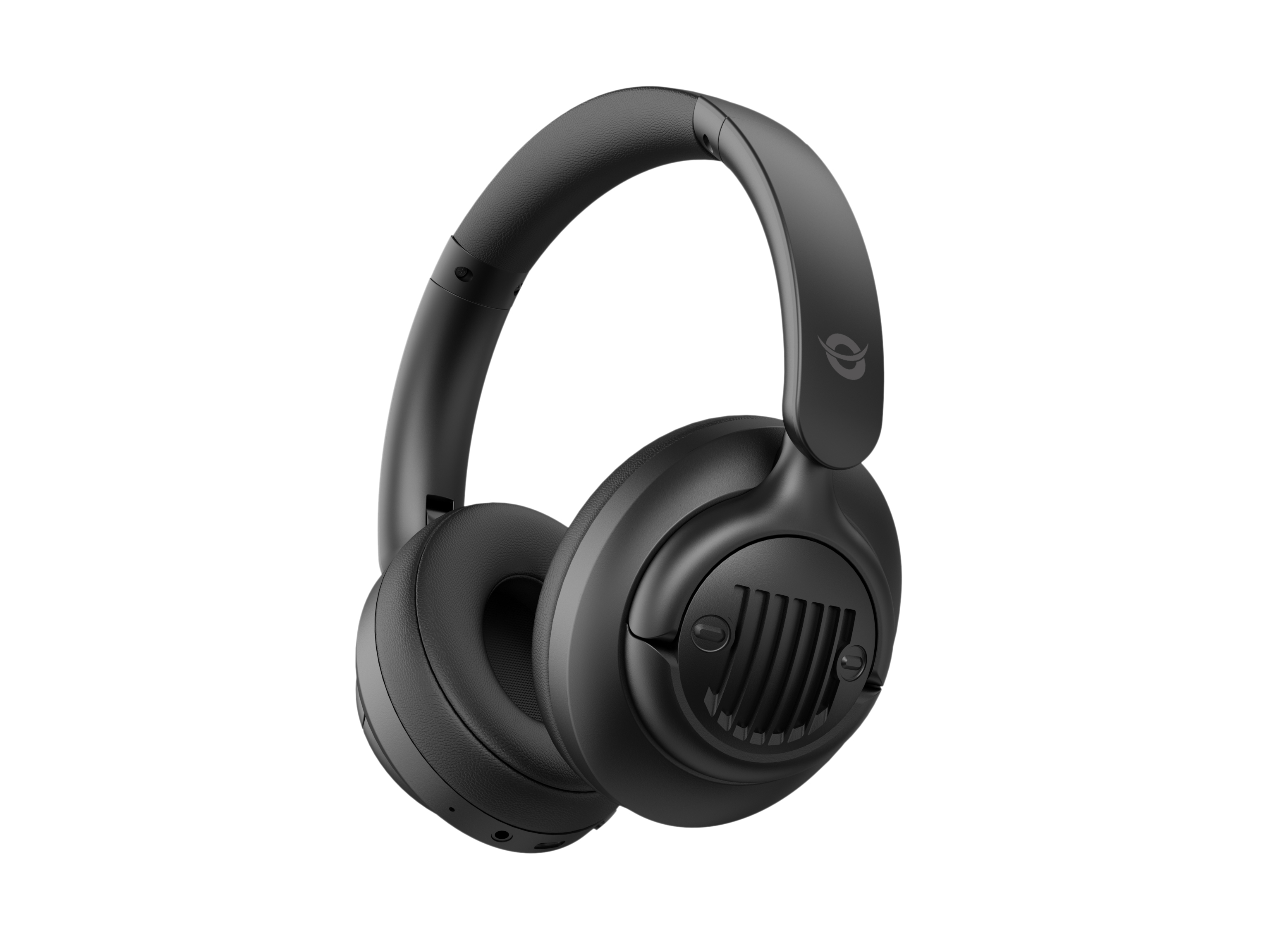 Bluetooth over‑ear headset med aktiv støjreduktion - sort