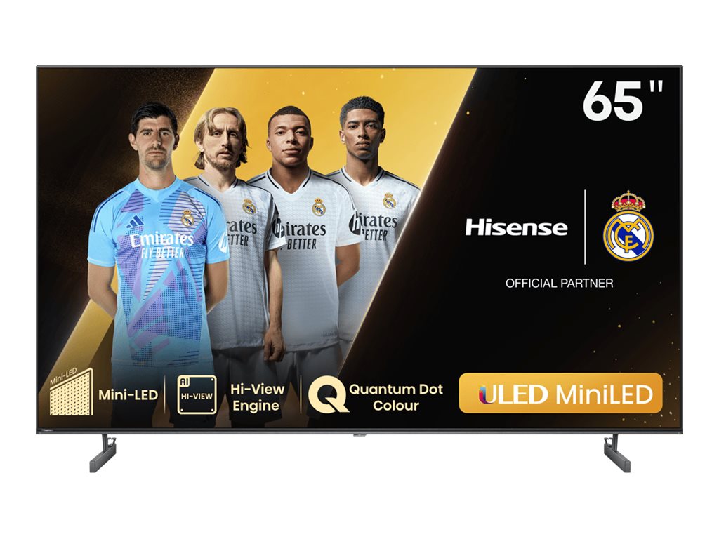 Hisense 65U6NQ - 65 Diagonal klasse U6NQ Series LED-bagbelyst LCD TV - ULED Mini LED - Smart TV - VIDAA - 4K UHD (2160p) 3840 x 2160 - HDR - Quantum Dot, Mini-LED - sort, mørkegrå