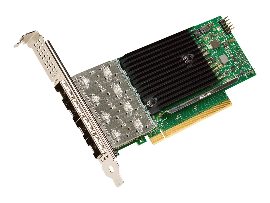 Intel Ethernet Network Adapter E810-XXVDA4 - Netværksadapter - PCIe 4.0 x16 lavprofil - 10/25 Gigabit SFP28 x 4