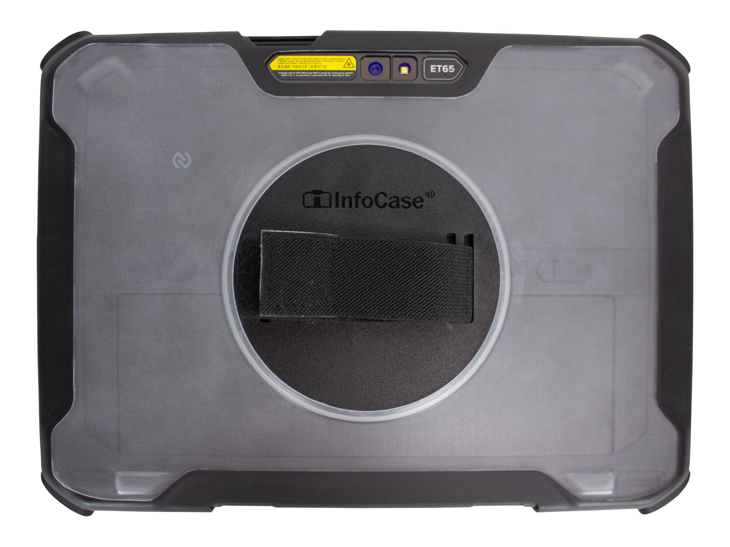 InfoCase Beskyttelsescover Sort Transparent Zebra ET60, ET65