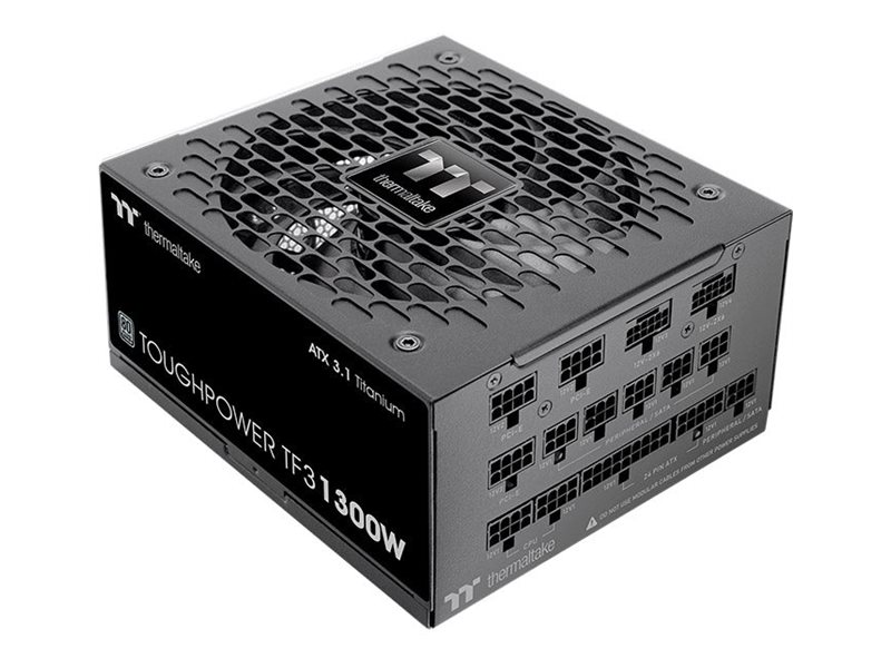 Thermaltake ToughPower TF3 1300W Strømforsyning - 1300 Watt - 140 mm - ATX - 80 Plus Titanium certified