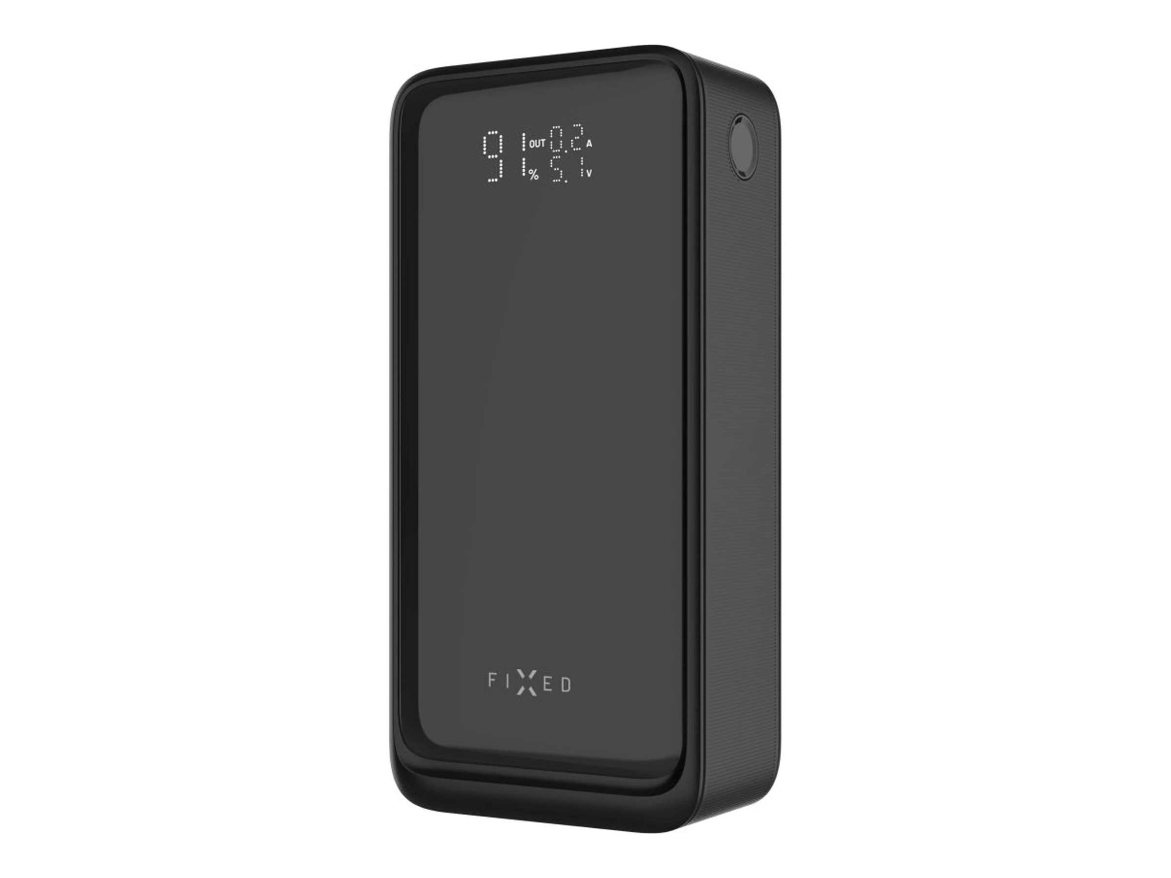 FIXED Zen2 30 Plus USB-C PD 65W Power Bank 30.000mAh - Black Powerbank - Sort - 30 Wh