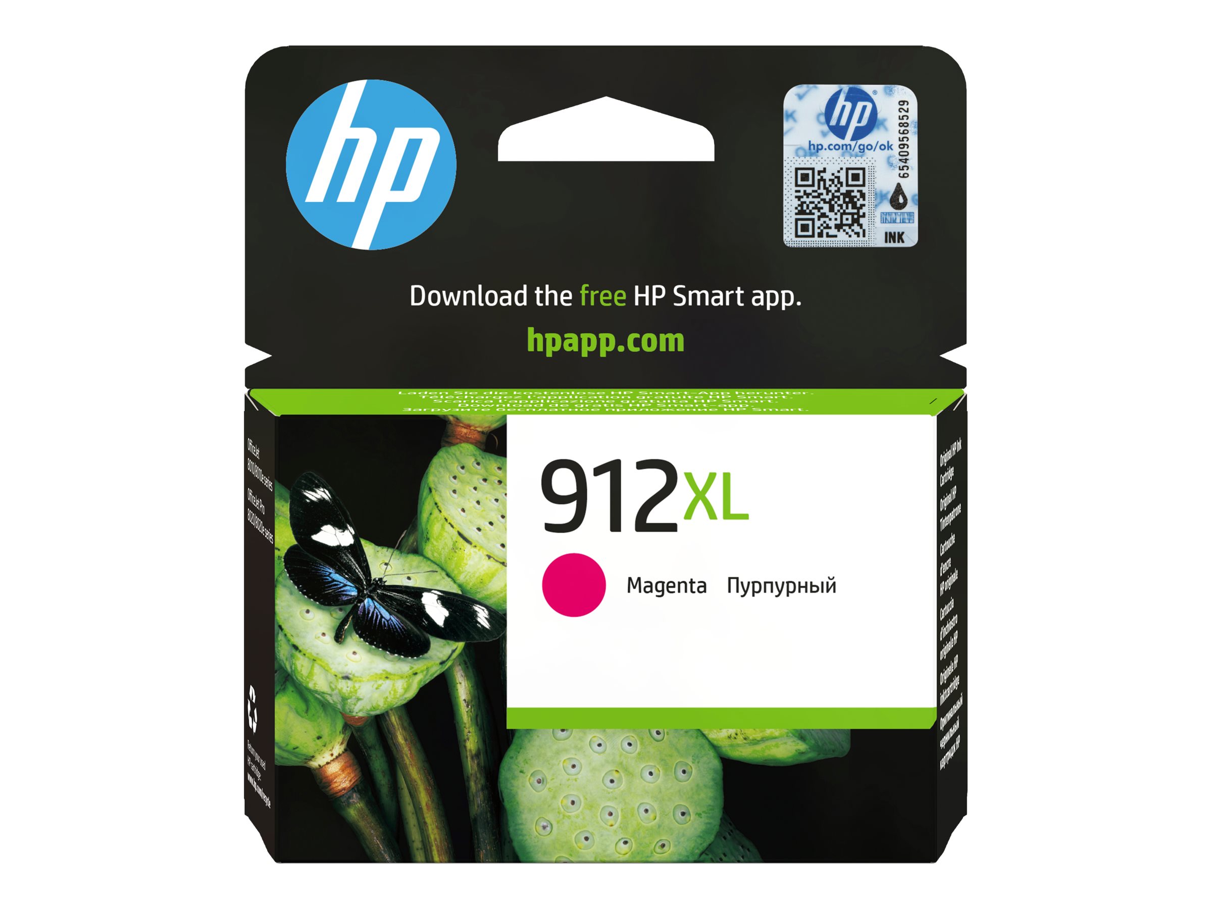 HP 912XL High Yield Magenta Original Magenta