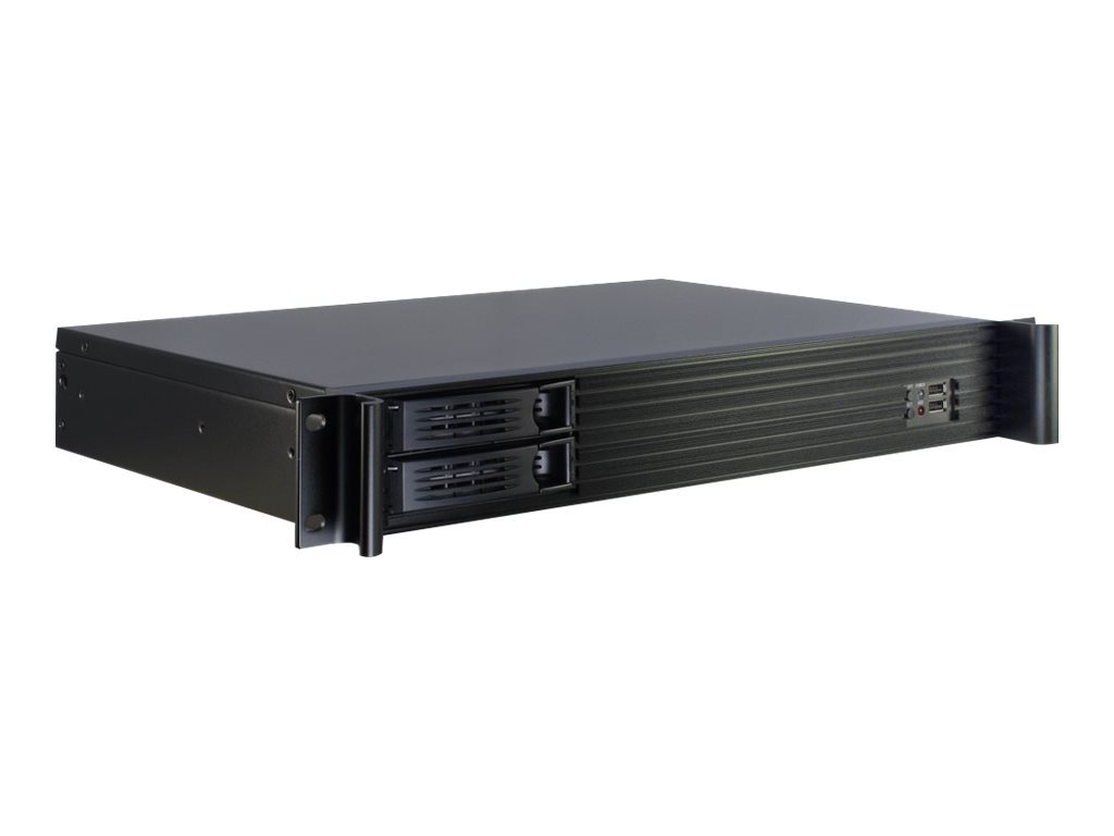 Inter-Tech 1.5U-1528L - Kabinet - Server (Rack) - Sort