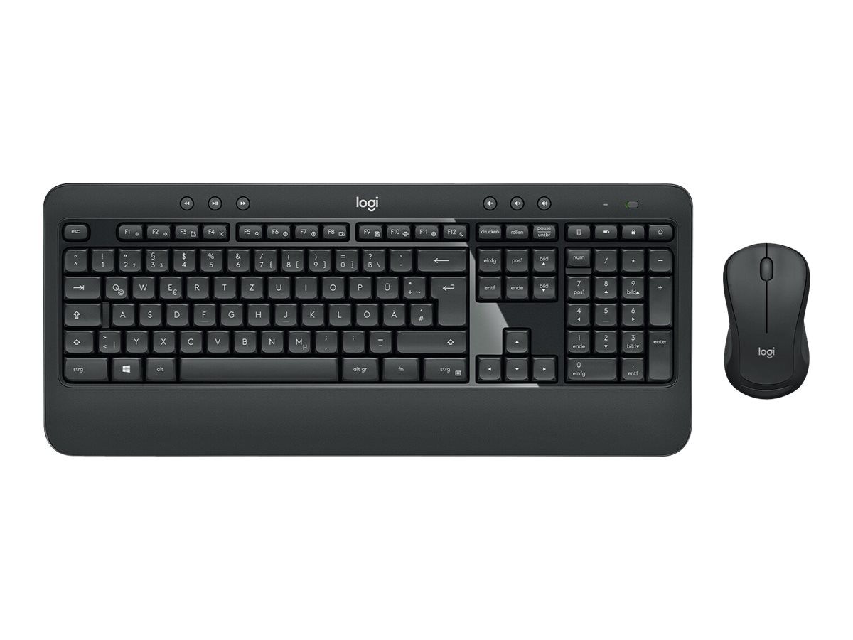 Logitech MK540 Advanced Sæt med mus og tastatur Trådløs Tysk