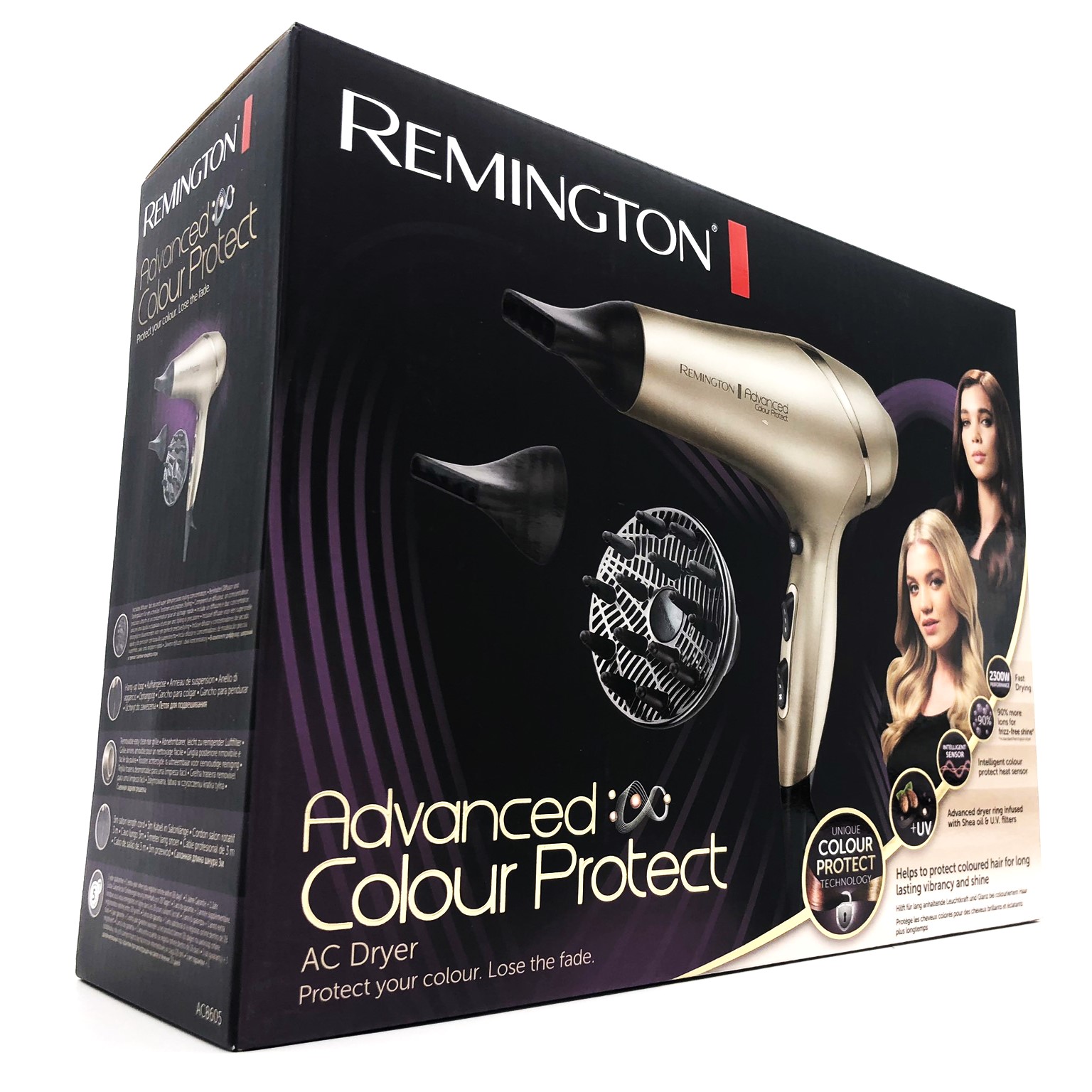 REMINGTON Hårtørrer AC8605 Advanced Colour Protect - hairdryer - 2300 W