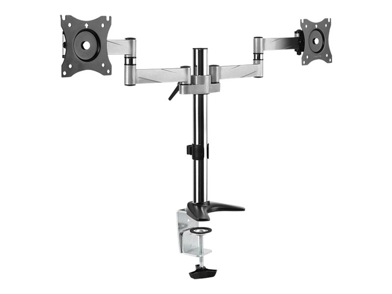 LogiLink Dual monitor desk mount Monteringssæt 2 skærme 13"-27"