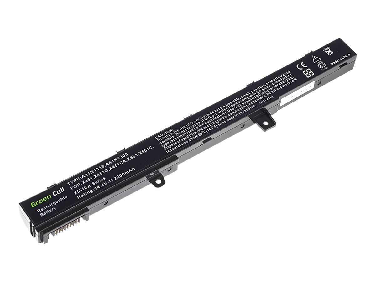 Green Cell Batteri til bærbar computer Litiumion 2200mAh