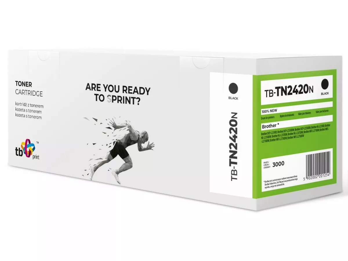 TB Sort 3000 sider Toner TB-TN2420N