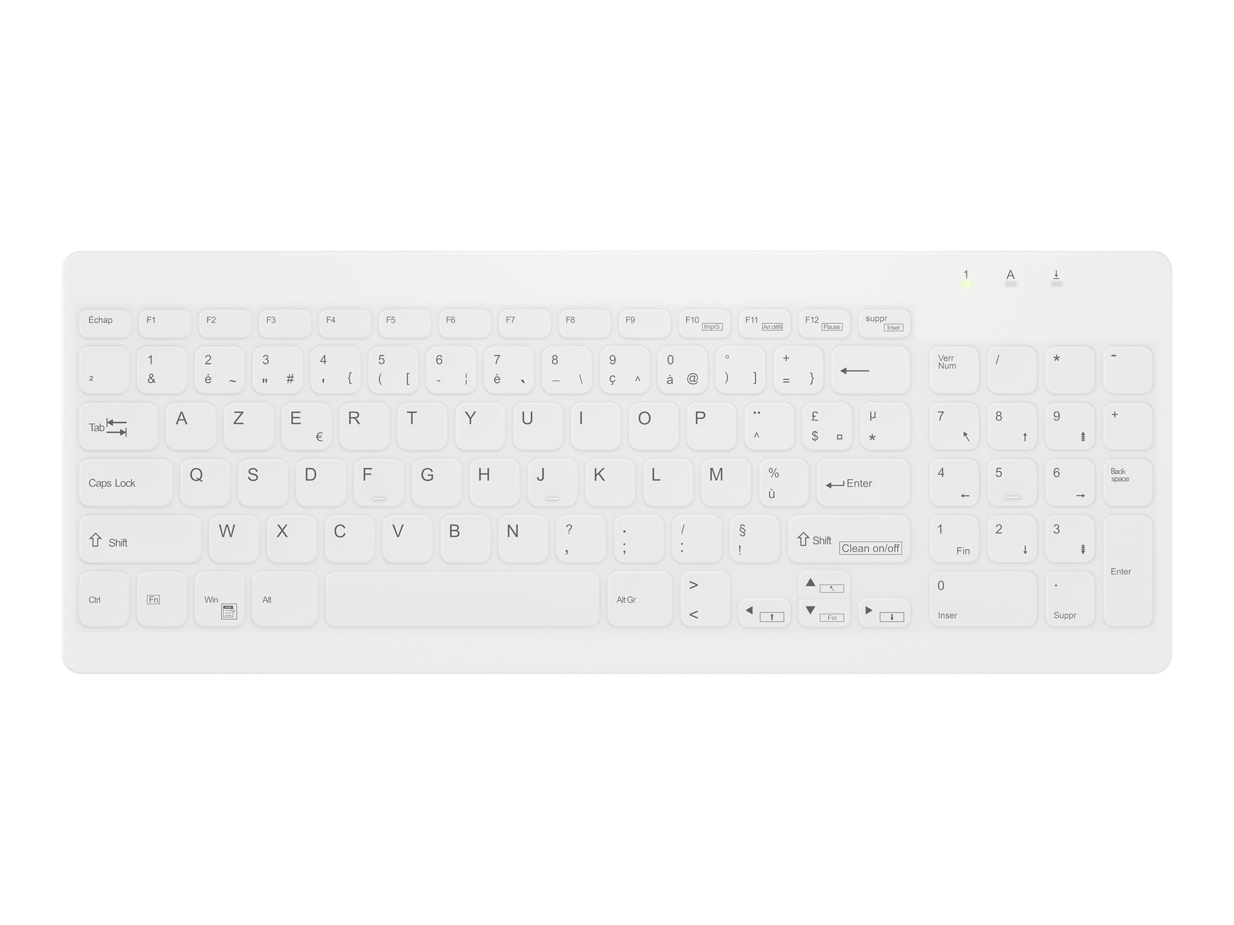 Contour Design Active Key AK-C7012 Tastatur Saksnøglekontakt Kablet Fransk