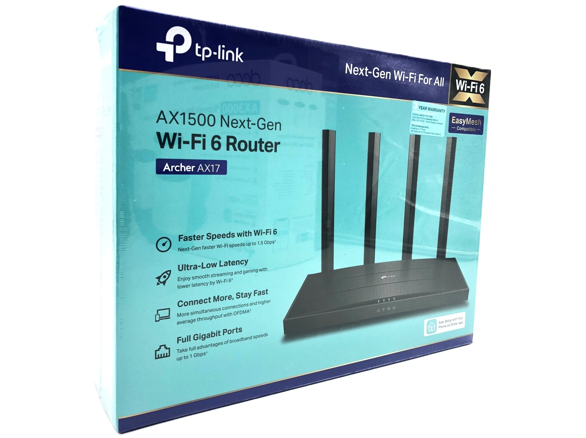 TP-Link Archer AX17 V1 Trådløs router Desktop