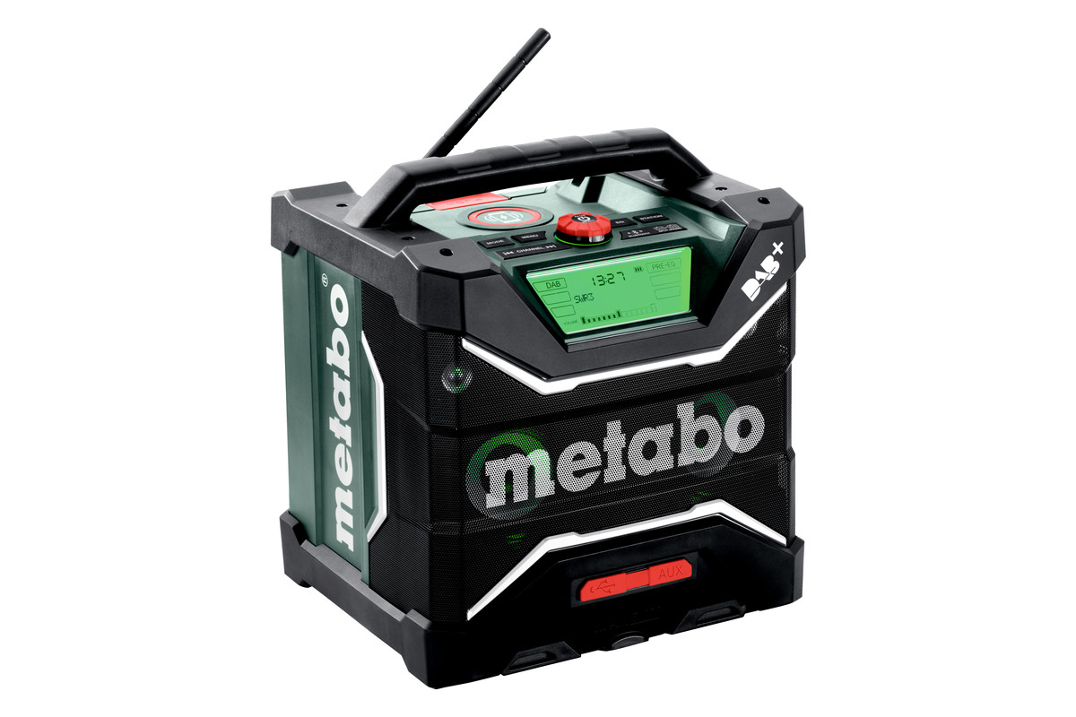 Metabo RC 12-18, Arbejdsområde, Analog & digital, DAB+, FM, 87,5 - 108 MHz, 174,928 - 239,2 MHz, 174 - 240 MHz