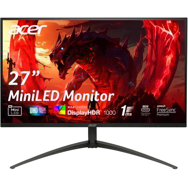 Acer Nitro XV5 (XV275KP5biipruzx) 27" 4K Gaming Monitor