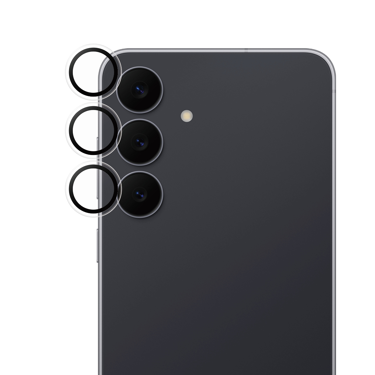 PanzerGlass Hoops Camera Lens Protector Transparent Samsung Galaxy S25 FE 5G Skærmbeskytter billede